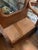 Sienna Turn-of-the-Century Victorian Carved Oak Hall Tree Bench With Original Brass Hardware & Mirror For Sale - Image 8 of 12