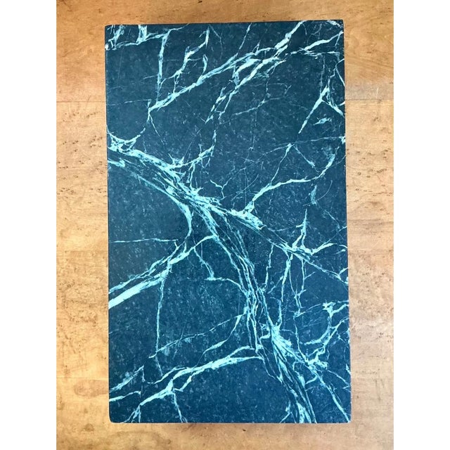 Vintage Green Marble Box For Sale - Image 12 of 13