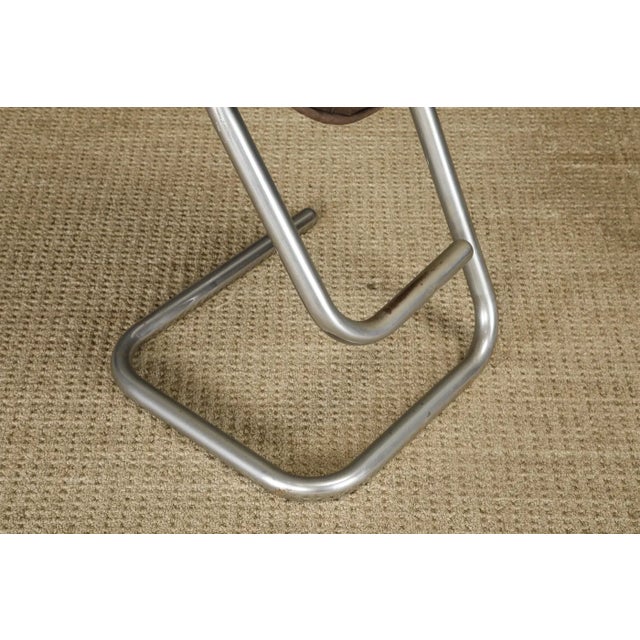 Pair of Lucite and Chrome Barstools by Luigi Bardini for Miniforms Italy, 1970s For Sale - Image 17 of 18