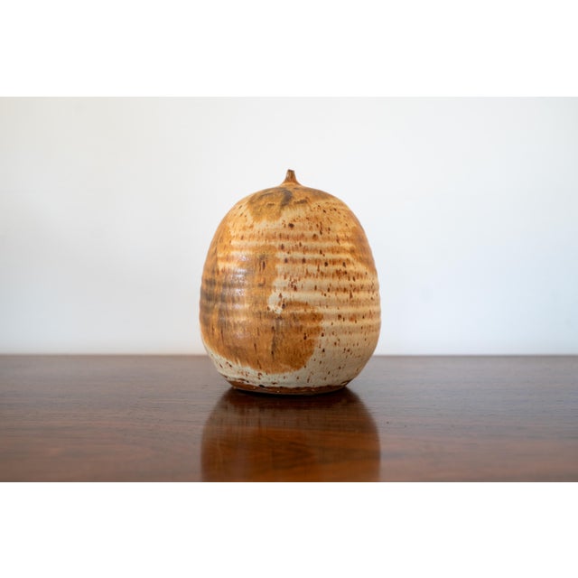1960s 1960s Ceramic Vase in the Manner of Toshiko Takaezu For Sale - Image 5 of 12
