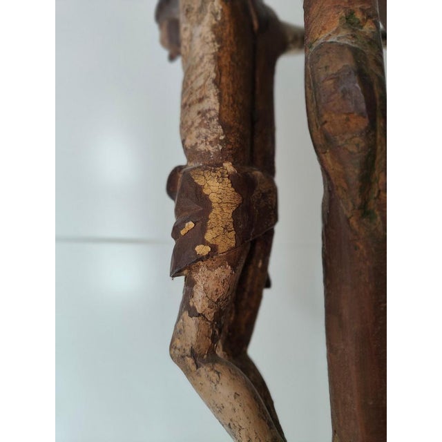 Romanesque Christ, 17th Century, Fruitwood For Sale - Image 14 of 18