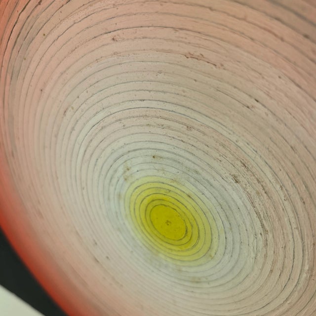 Paint Op Art Abstract Painting on Board For Sale - Image 7 of 7