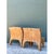 Late 20th Century Vintage Carved Wood Low Stools - Pair For Sale - Image 5 of 12