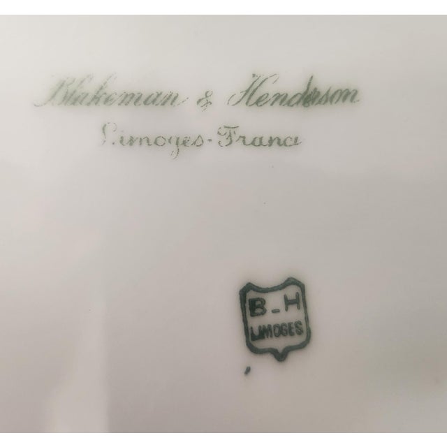 Limoges 1890s Porcelain Set Art Nouveau Strawberries 25 Pc For Sale - Image 11 of 16