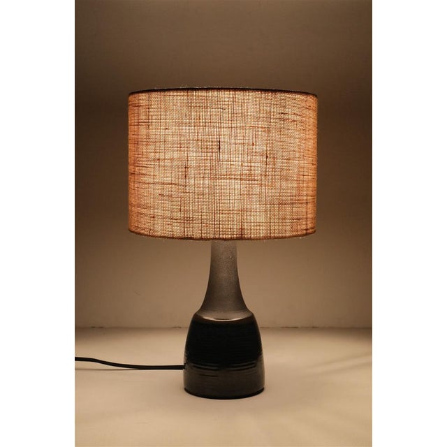 Danish Model 1040 Table Lamp in Ceramic with Jute Lampshade from Søholm, 1960s For Sale - Image 12 of 16
