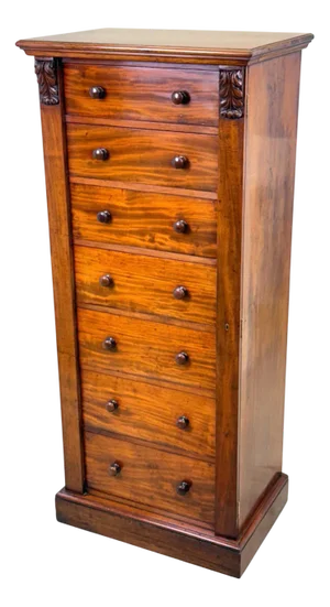 Regency Wellington Chest of Drawers in Mahogany, 1835