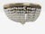 Neoclassical, Basket Flush Mount Ceiling Light, Bronze, Crystal, France, 20th C. For Sale - Image 10 of 14