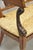 Late 20th Century Vintage Italian Neoclassical Cherry Wood Dolphin Lyre Carved Rush Seat Bench For Sale - Image 5 of 12
