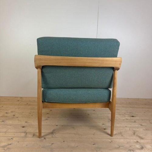 Mid-Century Modern Vintage Danish Wooden Chair by Walter Knoll for Antimott, 1961 For Sale - Image 3 of 6
