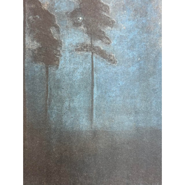 Late 20th Century "Forest", 1975 Vintage Print After Mikalojus Ciulionis For Sale - Image 5 of 6