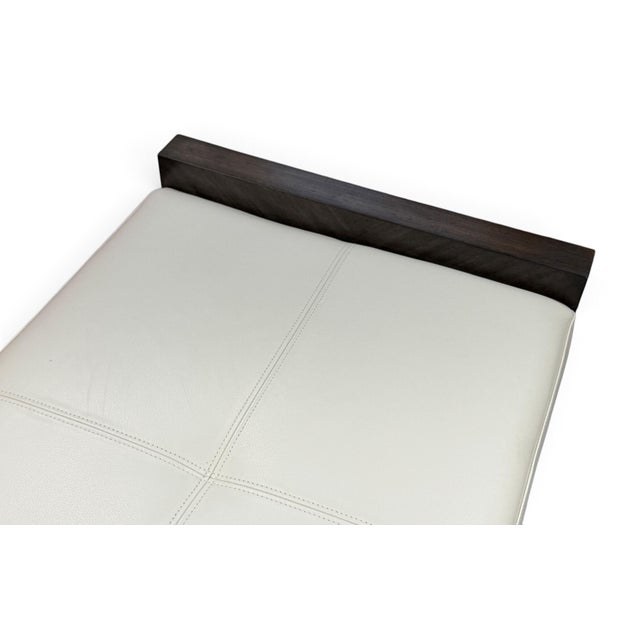 John Richard Virtu Leather Bench For Sale - Image 9 of 12
