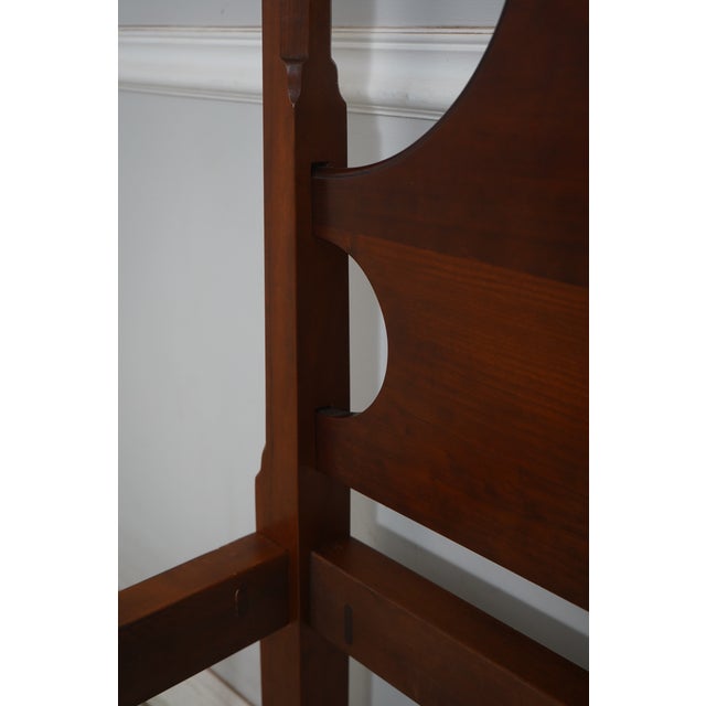 Eldred Wheeler Queen Size Cherry Poster Bed For Sale - Image 14 of 15