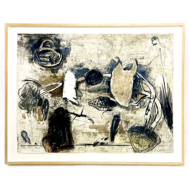 1980s Chihung Yang, Large Abstract Expressionist Taiwanese Painting Chihung Yang Chinese Art For Sale In Miami - Image 6 of 7