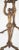 Mid 20th Century Art Nouveau Harlequin Figural Cast Iron Book Rack For Sale - Image 5 of 9