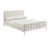 Transitional Angela Cream King Bed For Sale - Image 3 of 5