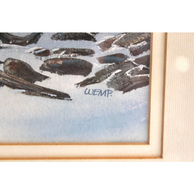 Paint 'Winter' 1980 by Jack Wemp (1925-2005) For Sale - Image 7 of 12
