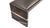 Wood "Galeone" Bench With Stainless Steel, Walnut and Bronze Details For Sale - Image 7 of 9