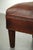 Vintage Brown Ottoman in Sheepskin Leather For Sale - Image 10 of 11