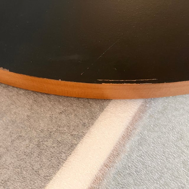 1980s 1980s Red Lacquer Round Tray Made in Japan For Sale - Image 5 of 9