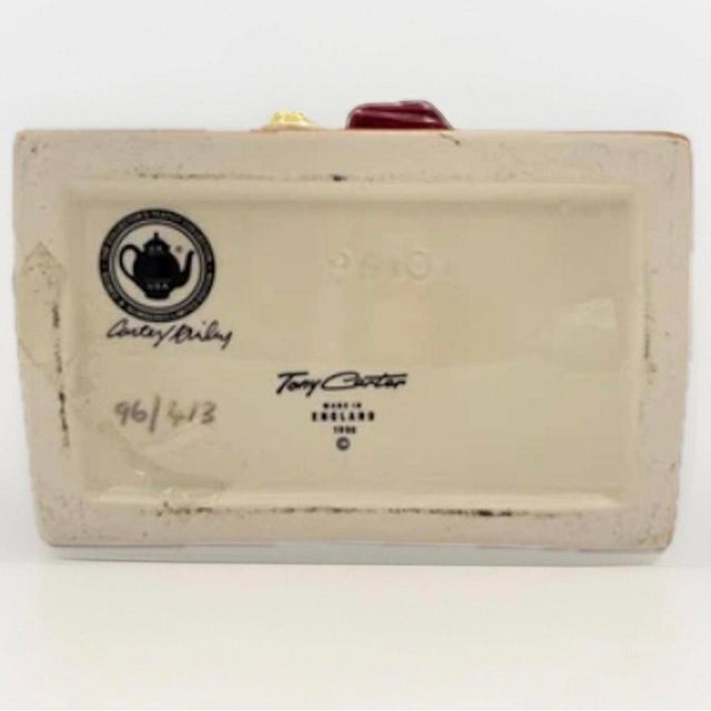 Tony Carter Sewing Table Novelty Teapot With Certificate, England, 1996 For Sale - Image 10 of 11