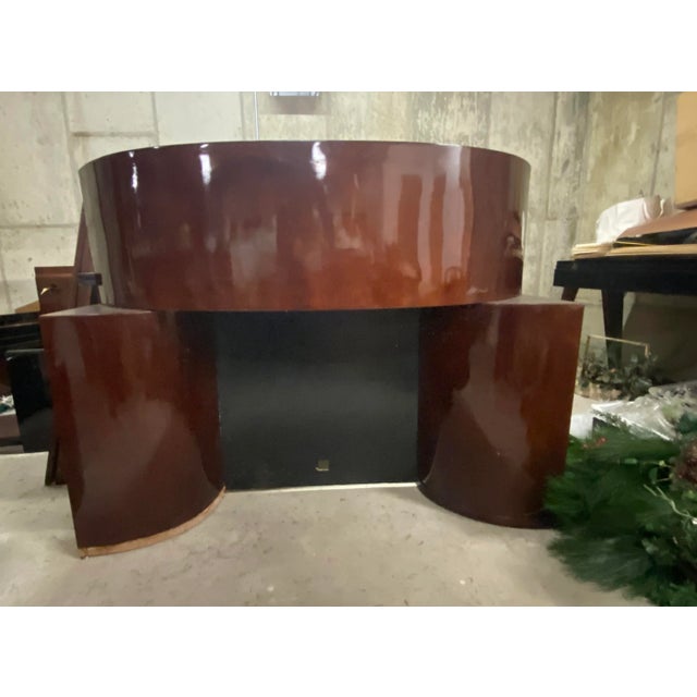 1940s Art Deco Mahogany Fireplace Mantel For Sale - Image 10 of 11