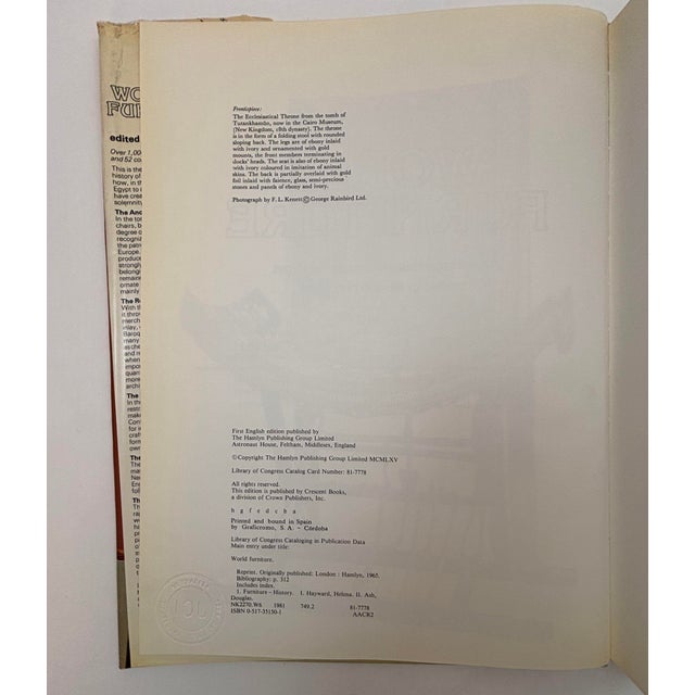 World Furniture an Illustrated History by Helena Hayward 1981 For Sale In Palm Springs - Image 6 of 10