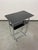 1950s Bauhaus Side Table with Black Glass Top, 1950s For Sale - Image 5 of 9