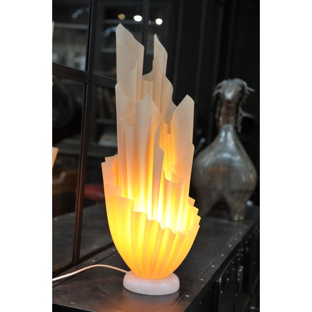 Pink Vintage Carolle Table Lamp by Georgia Jacob, 1970s For Sale - Image 8 of 14