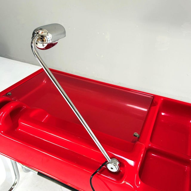 Red Orix Desk by Vittorio Parigi & Nani Prina for Molteni, 1970 For Sale - Image 9 of 15