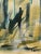 Abstract Green & Gold Floral Still Life – Modern Statement Artwork For Sale In Atlanta - Image 6 of 12