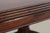 Brown Banded Border Mahogany Dining Room Table For Sale - Image 8 of 18