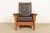 An exceptional Mission or Arts & Crafts spindle reclining Morris lounge chair In the manner L. & J.G. Stickley USA, Late...