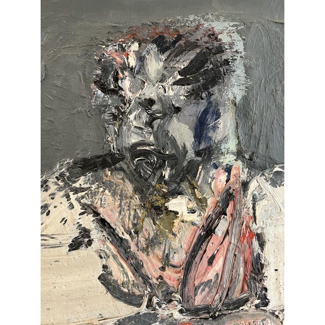 Michel Gemignani, Les Soeurs "Trouillard", 1988, Oil on Paper Mounted on Canvas, Framed For Sale - Image 4 of 11