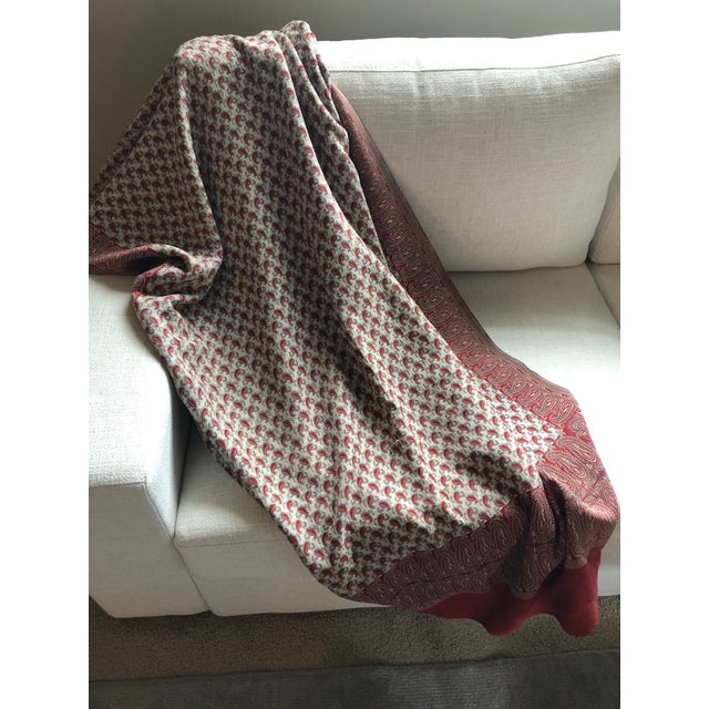 Late 20th Century Vintage Paisley Throw From Persia For Sale - Image 5 of 6