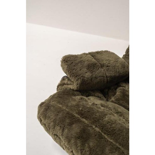 Olive Marsala Lounge Chair attributed to Michel Ducaroy for Ligne Roset, 1970s For Sale - Image 8 of 18