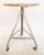 Wood Mid-Century Industrial Metal Base Sculptor or Display Stand For Sale - Image 7 of 9