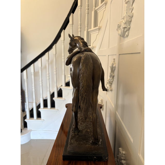 Large Antique Bronze Study Figurine, 1880 For Sale - Image 14 of 18