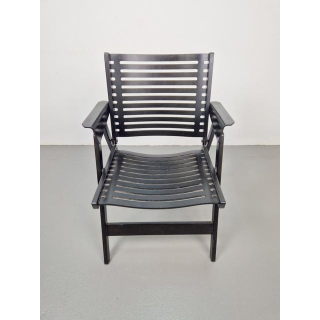 Vintage Black Garden Chair by Niko Kralj for Rex, 1960s For Sale - Image 6 of 8