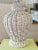 White Vintage White Wicker Lamp and Lamp Shade For Sale - Image 8 of 8