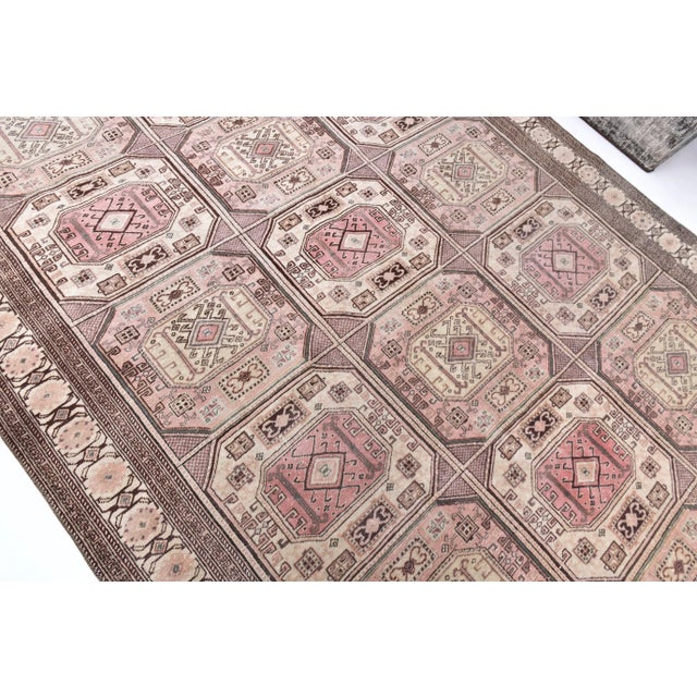 Large Vintage Turkish Rug in Wool For Sale - Image 5 of 12