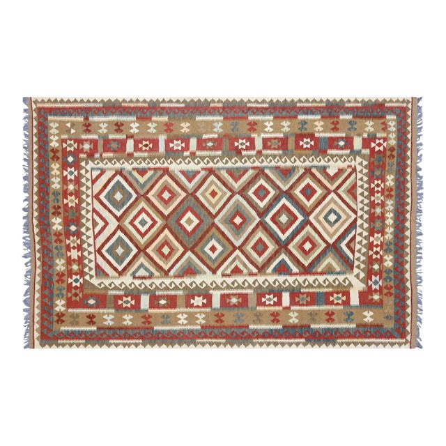 1960s Afghan Maimana Kilim For Sale
