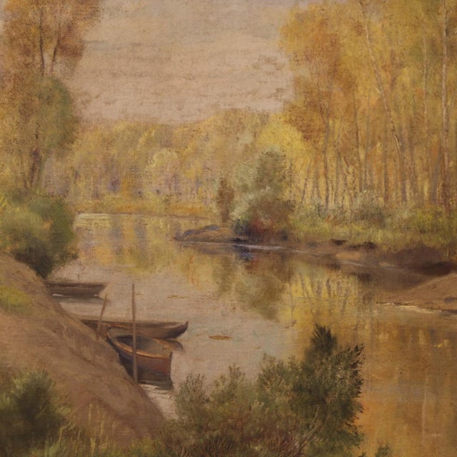 A. Corradi, Landscape, 1950, Oil on Panel, Framed For Sale - Image 6 of 15