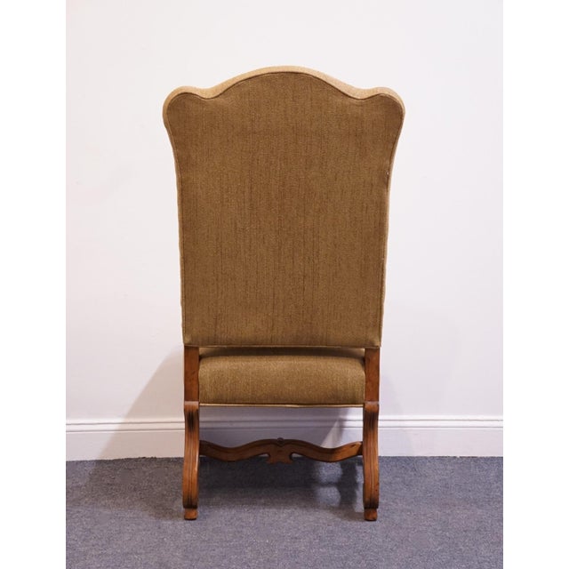 Century Furniture Rustic Old World Transitional Upholstered Dining Side Chair 52-541 For Sale In Kansas City - Image 6 of 10