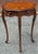 Brown Late 19th Century Refinished French Louis XV Style Carved Walnut and Marquetry Side or Lamp Table For Sale - Image 8 of 11