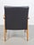 Vintage armchair de ster gelderland danish design '60s vintage danish design armchair beech frame reupholstered with black...