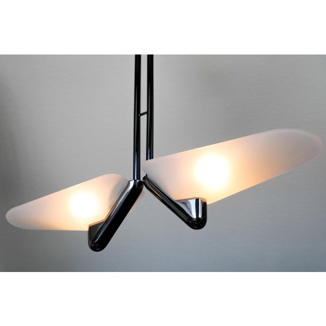 Vintage Ceiling Lamp Cirano by v. Missanelli for Ladue, 1980s, in Very Good conditions. Designed 1980 to 1989 This piece...