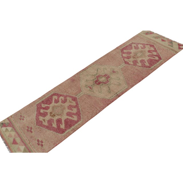 Originating from Turkey circa 1950-1960, a vintage tribal runner from a special curation of pieces newly acquired by R&K...
