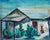 Old House at Capistrano, Laguna Beach Figurative Landscape by California Pioneer Artist Daisy A. Newell Kearns Substantial...