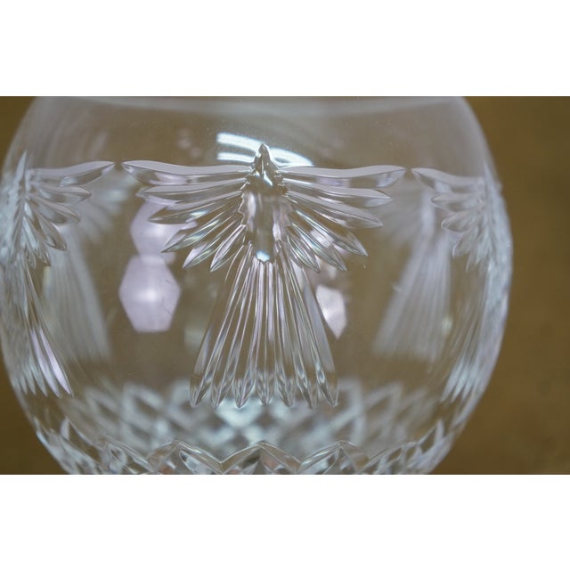 Late 20th Century 6 Waterford Crystal Millennium Series Balloon Toasting Wine Goblets Glasses 8" For Sale - Image 17 of 17
