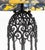 Ulla Darni Reverse Painted Glass Table Lamp For Sale - Image 10 of 13